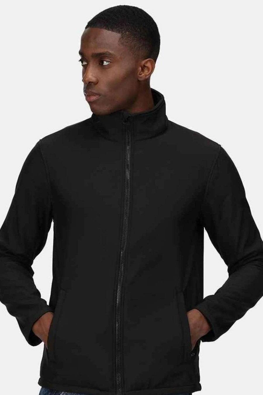 Coats, Jackets & Blazers * | Regatta Mens Eco Ablaze Soft Shell Jacket Black