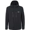 Coats, Jackets & Blazers * | Trespass Mens Oswalt Dlx Waterproof Jacket ( ) Black