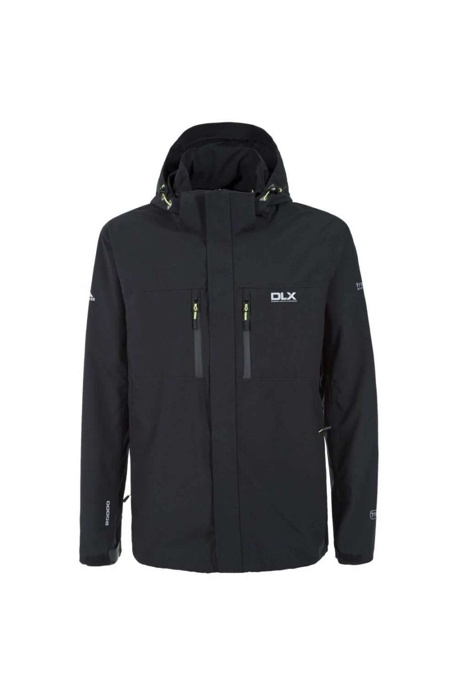 Coats, Jackets & Blazers * | Trespass Mens Oswalt Dlx Waterproof Jacket ( ) Black