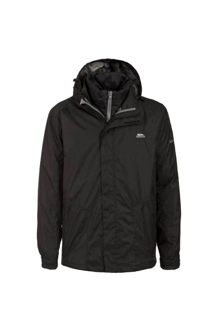 Coats, Jackets & Blazers * | Trespass Mens Pembroke 3 In 1 Waterproof Jacket ( ) Black