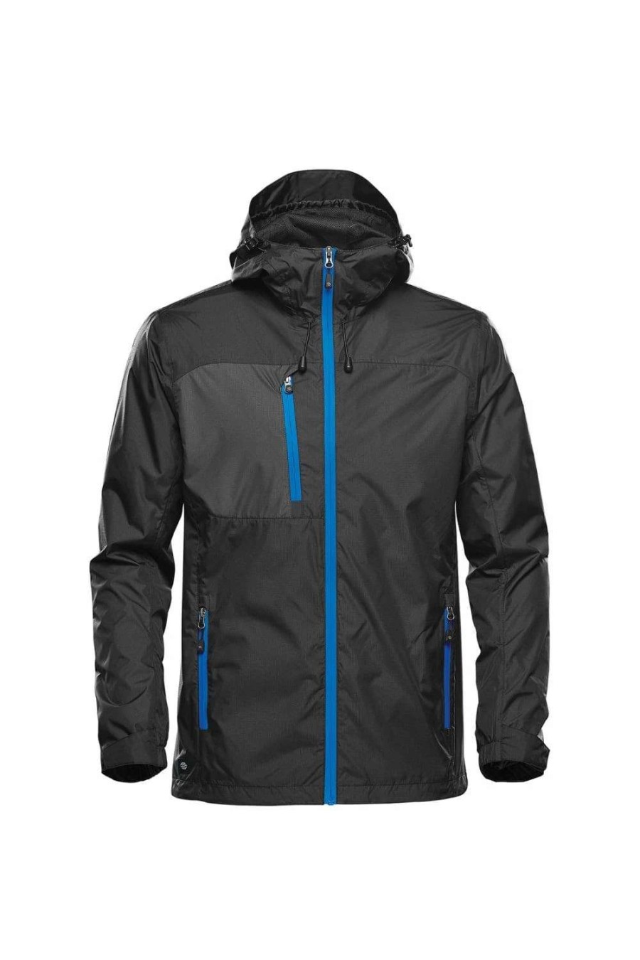 Coats, Jackets & Blazers * | Stormtech Mens Olympia Shell Jacket ( ) Black/Azure Blue