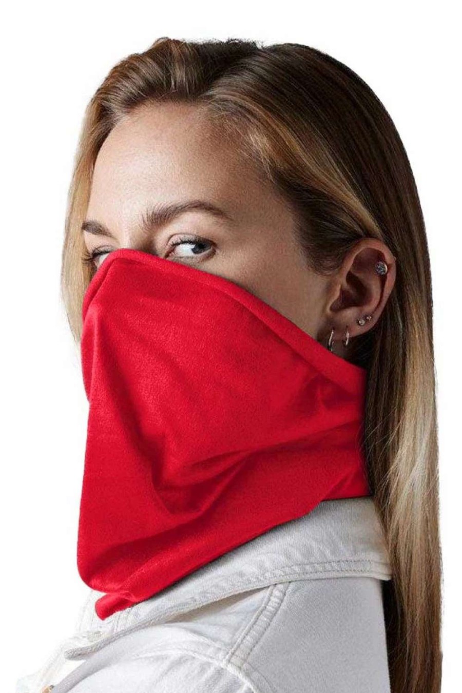 Masks * | Beechfield Morf Recycled Snood ( ) Classic Red