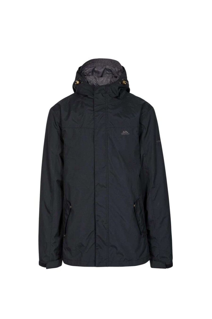 Coats, Jackets & Blazers * | Trespass Mens Enthusiasts Waterproof Jacket ( ) Black