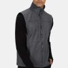 Coats, Jackets & Blazers * | Regatta Mens Flux Softshell Body Warmer Seal Grey Marl