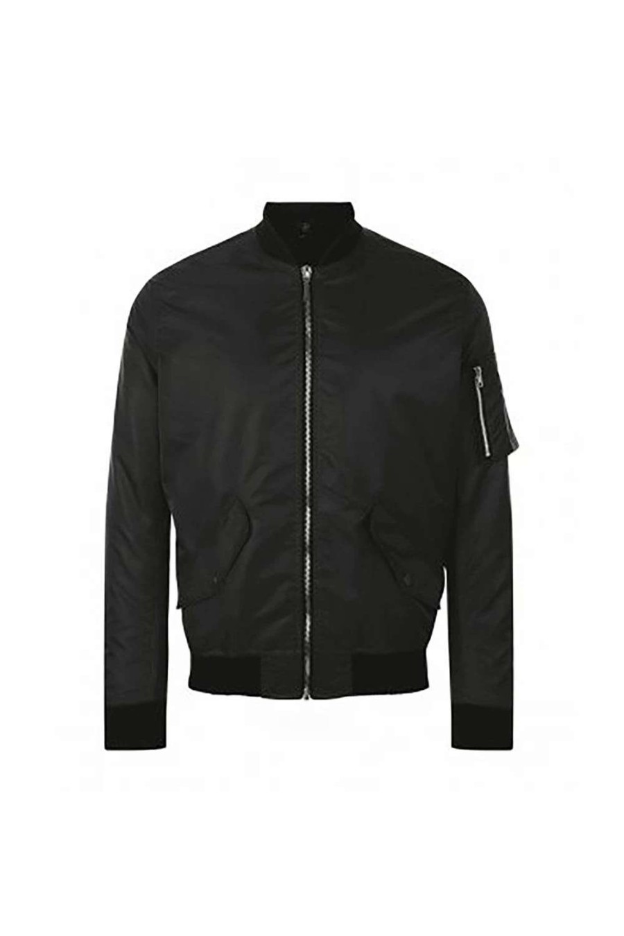 Coats, Jackets & Blazers * | Sols Unisex Rebel Fashion Bomber Jacket ( ) Black