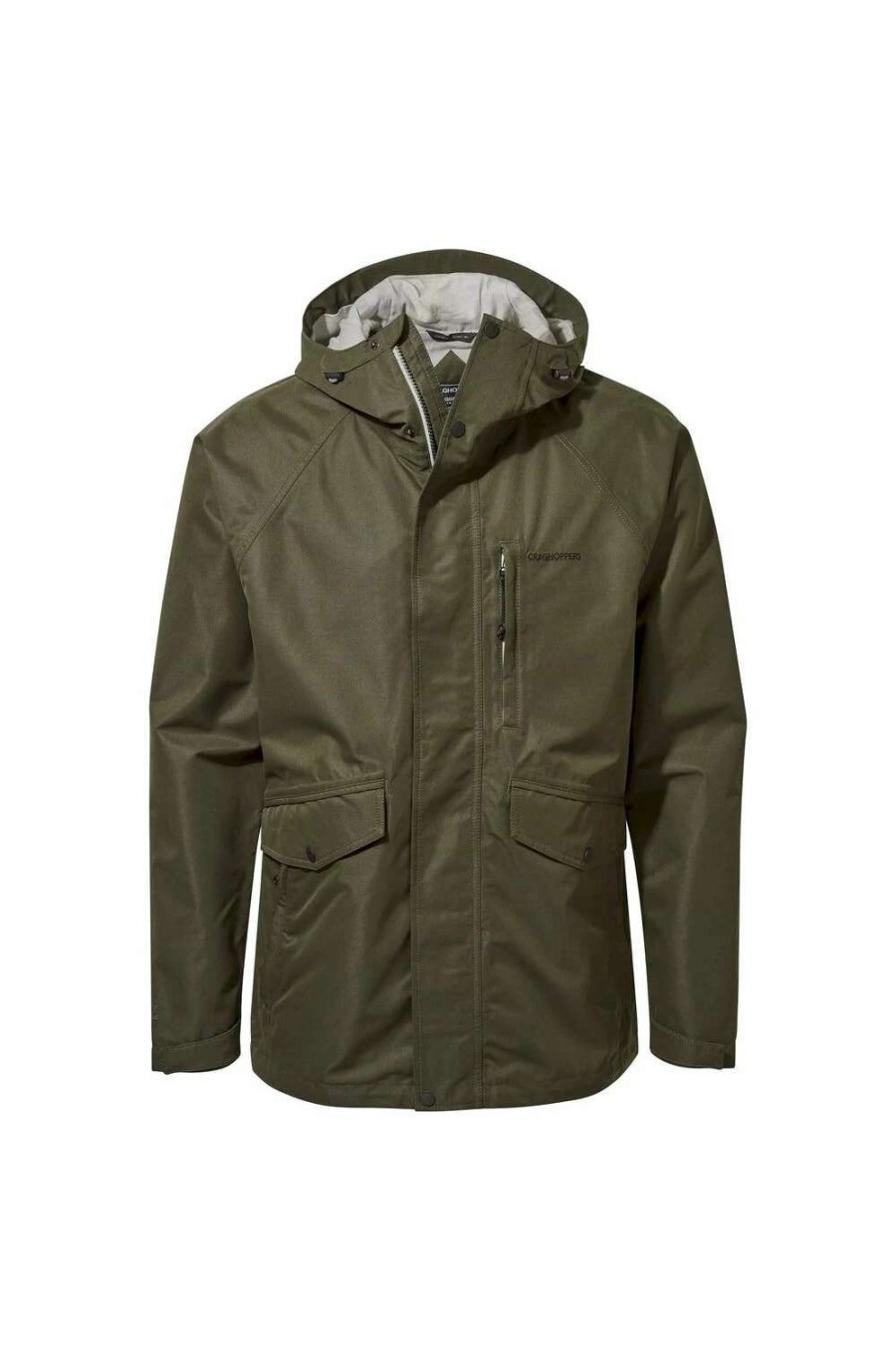 Coats, Jackets & Blazers * | Craghoppers Mens Cove Waterproof Jacket Woodland Green