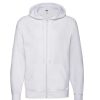 Coats, Jackets & Blazers * | Of The Loom Fruit Of The Loom Mens Lightweight Full Zip Jacket / Hoodie ( ) White