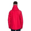 Coats, Jackets & Blazers * | Trespass Mens Corvo Hooded Full Zip Waterproof Jacket/Coat Red