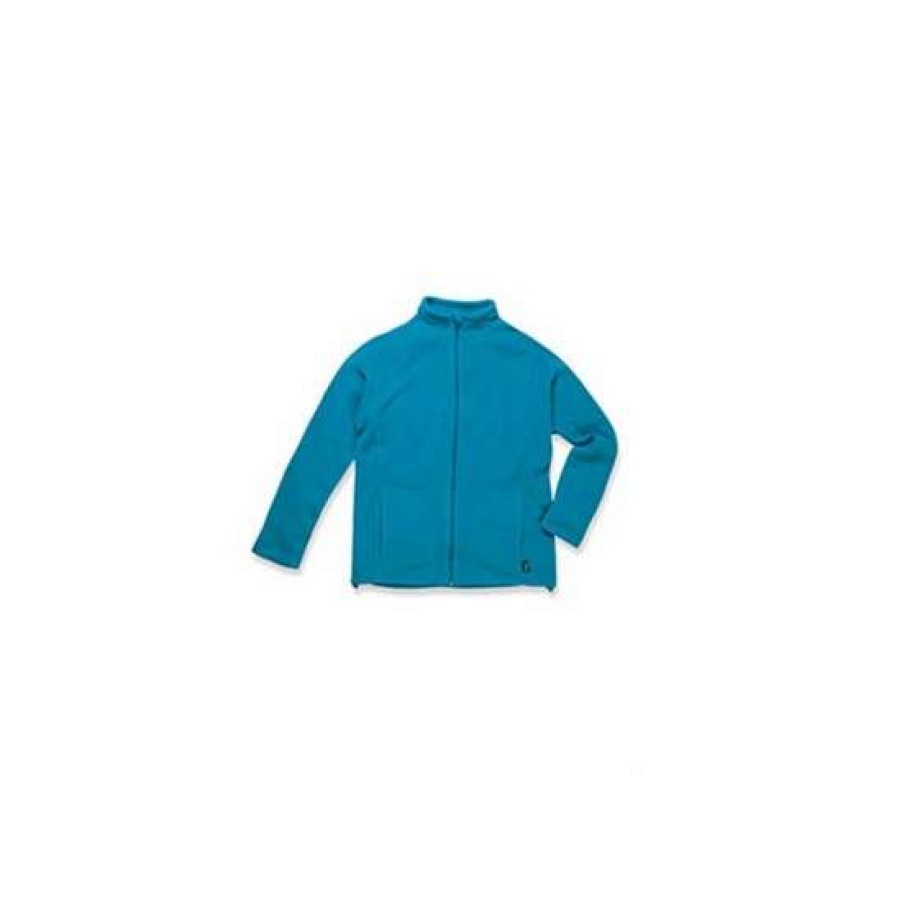 Coats, Jackets & Blazers * | Stedman Active Mens Active Full Zip Fleece ( ) Coats, Jackets & Blazers Hawaii Blue