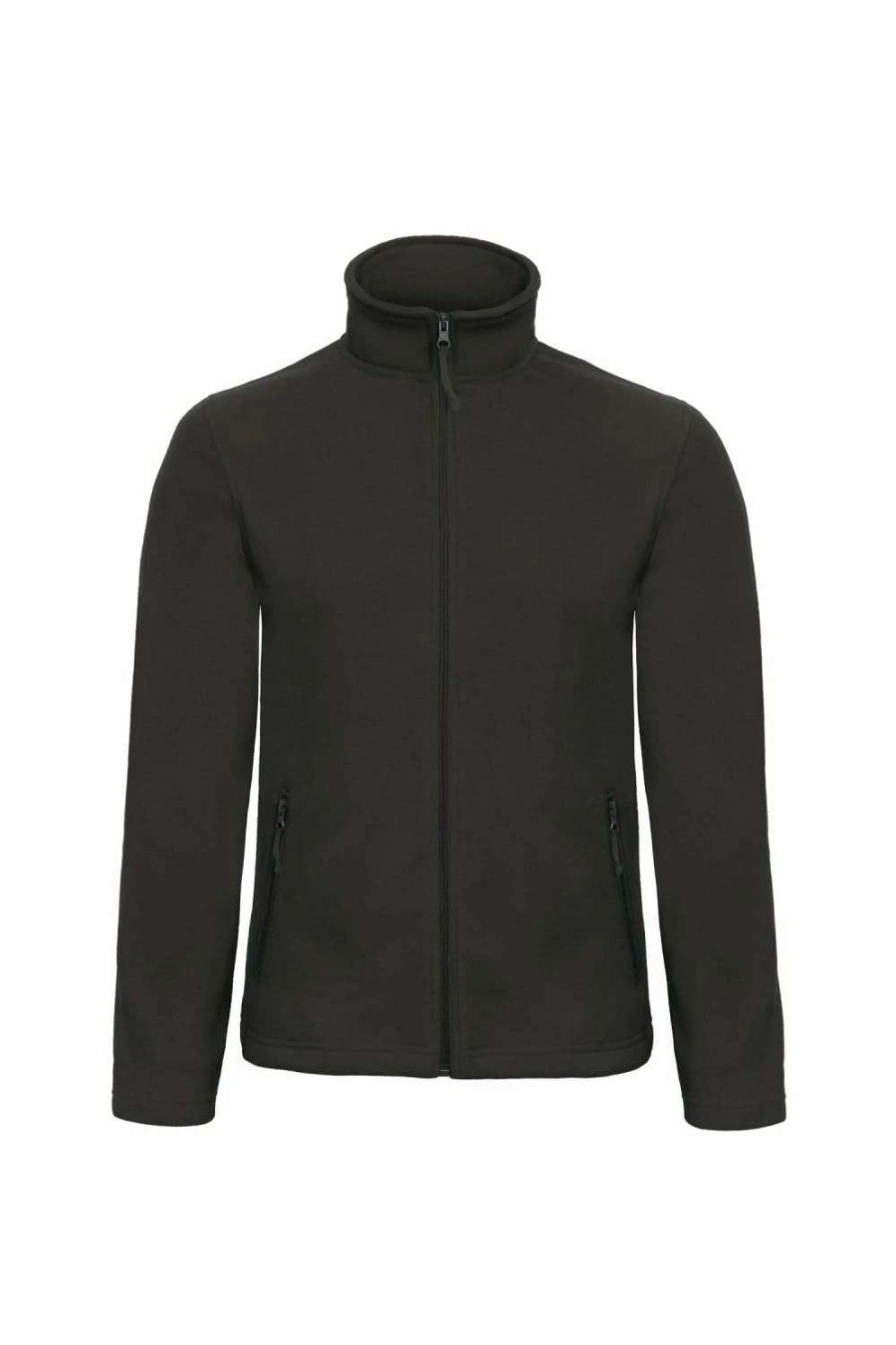 Coats, Jackets & Blazers * | B&C B&C Collection Mens Id 501 Microfleece Jacket ( ) Black