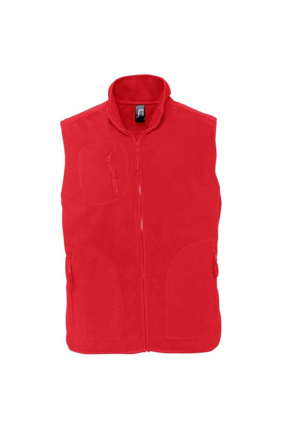 Coats, Jackets & Blazers * | Sols Norway Unisex Anti-Pill Fleece Bodywarmer / Gilet Vest ( ) Red