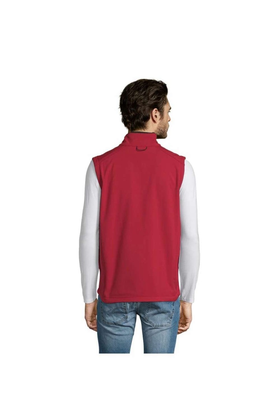 Coats, Jackets & Blazers * | Sols Mens Rallye Soft Shell Bodywarmer Jacket ( ) Red