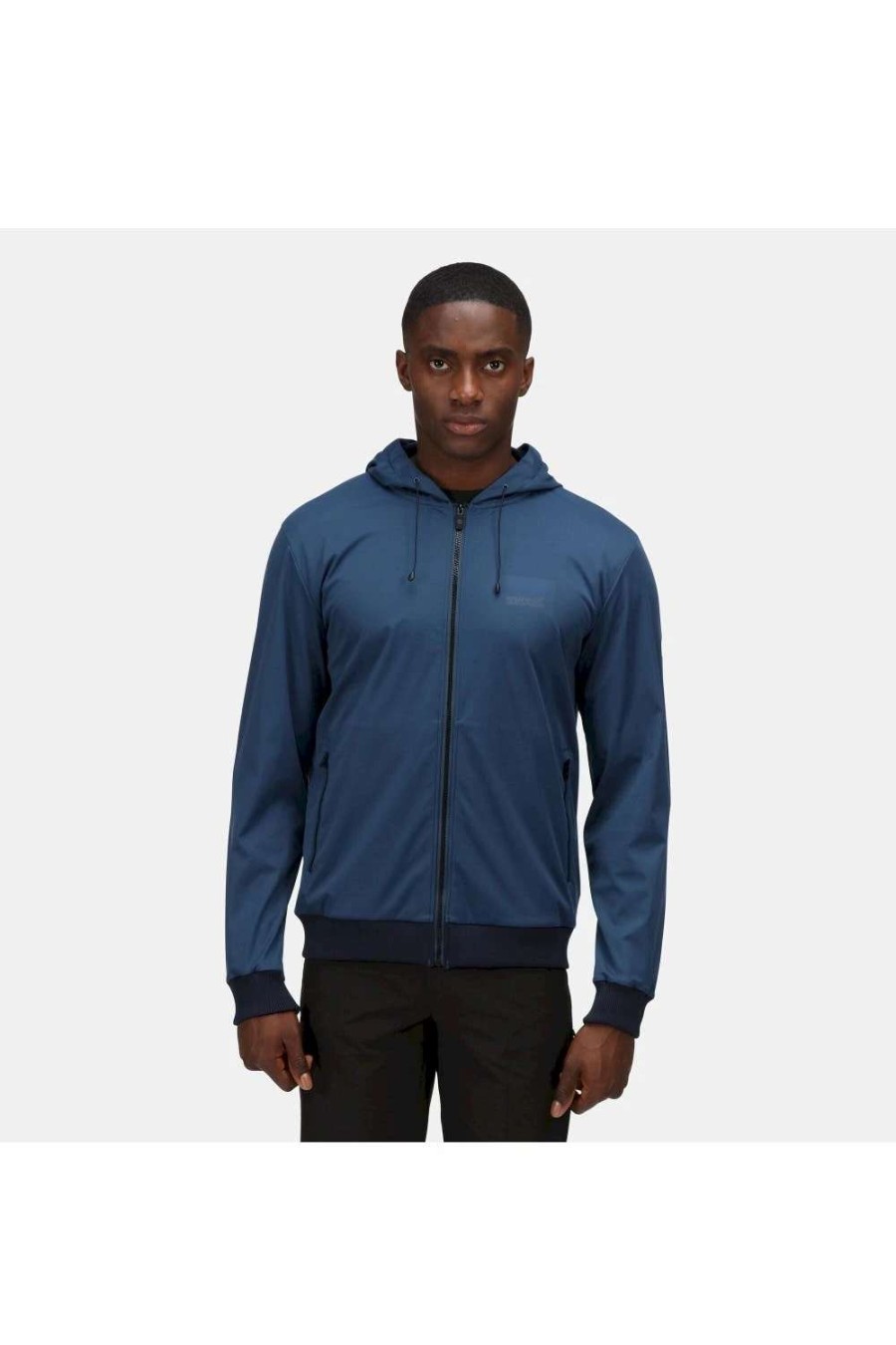 Coats, Jackets & Blazers * | Regatta Mens Endervale Soft Shell Jacket Moonlight Denim