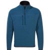 Coats, Jackets & Blazers * | Craghoppers Mens Knitted Half Zip Fleece Poseidon Blue Marl