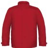 Coats, Jackets & Blazers * | B&C B&C Mens Real+ Premium Windproof Thermo-Isolated Jacket (Waterproof Pu Coating) ( ) Deep Red