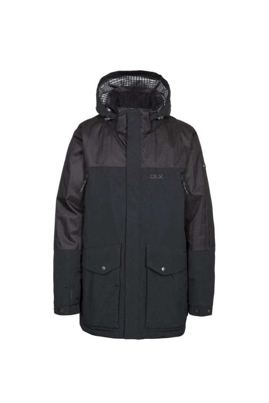 Coats, Jackets & Blazers * | Trespass Mens Larken Waterproof Dlx Jacket ( ) Black