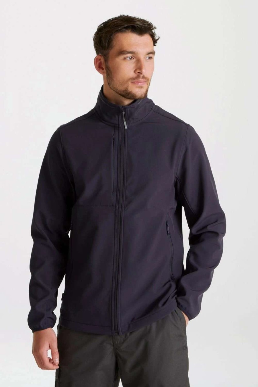 Coats, Jackets & Blazers * | Craghoppers Mens Expert Basecamp Soft Shell Jacket Dark Navy