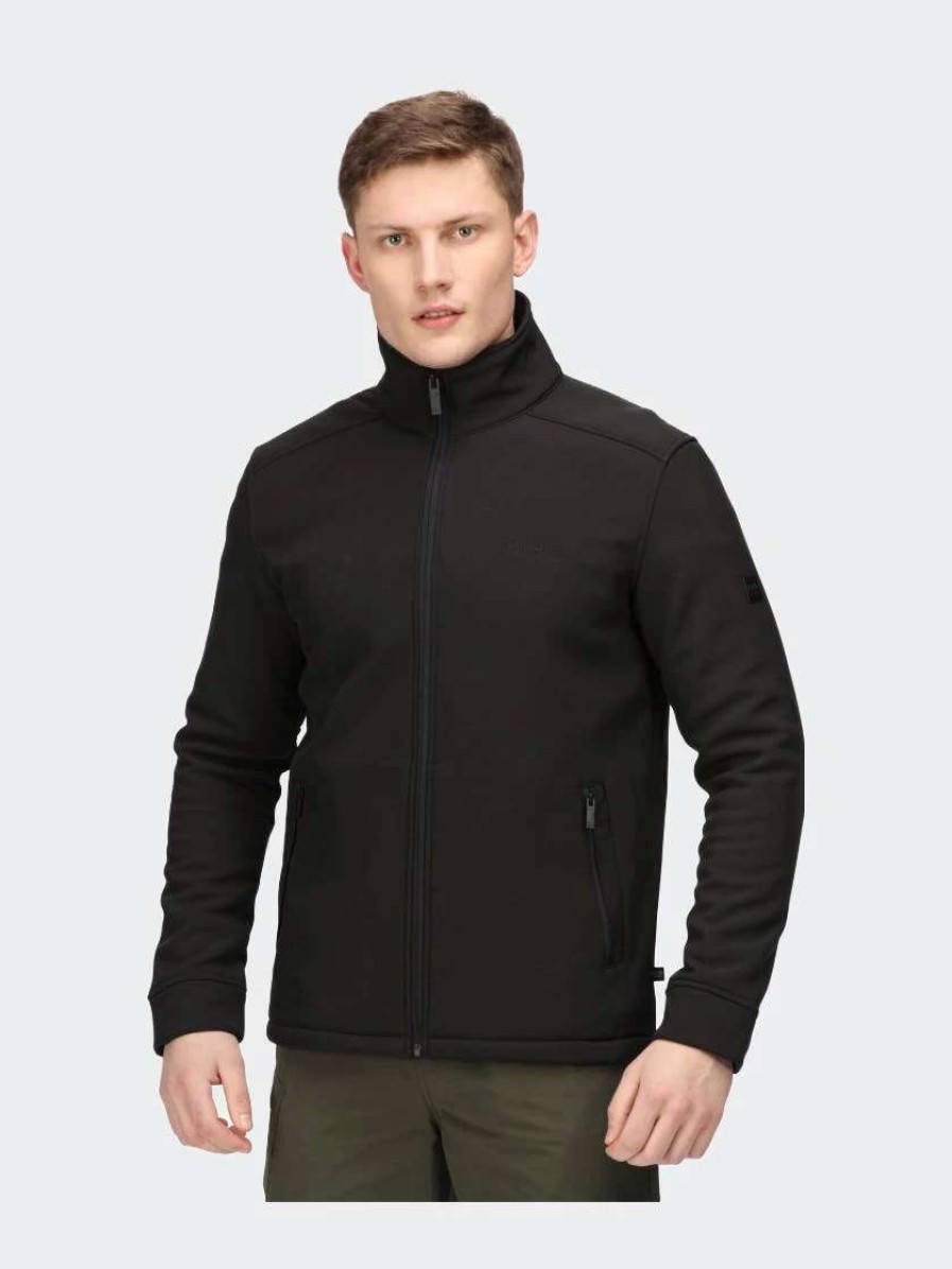 Coats, Jackets & Blazers * | Regatta Mens Caelum Soft Shell Jacket Black