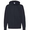 Coats, Jackets & Blazers * | Of The Loom Fruit Of The Loom Mens Lightweight Full Zip Jacket / Hoodie ( ) Deep Navy