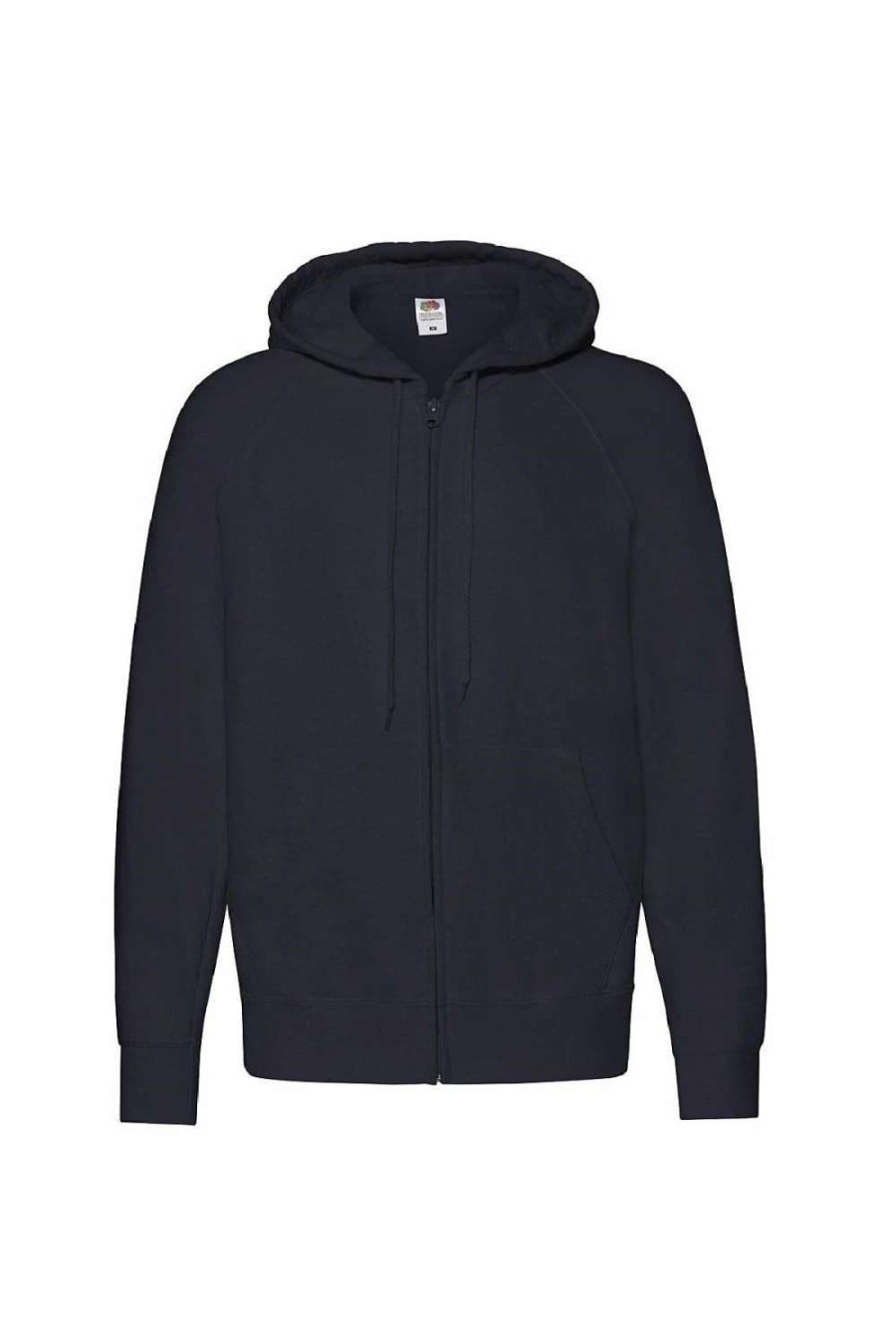 Coats, Jackets & Blazers * | Of The Loom Fruit Of The Loom Mens Lightweight Full Zip Jacket / Hoodie ( ) Deep Navy