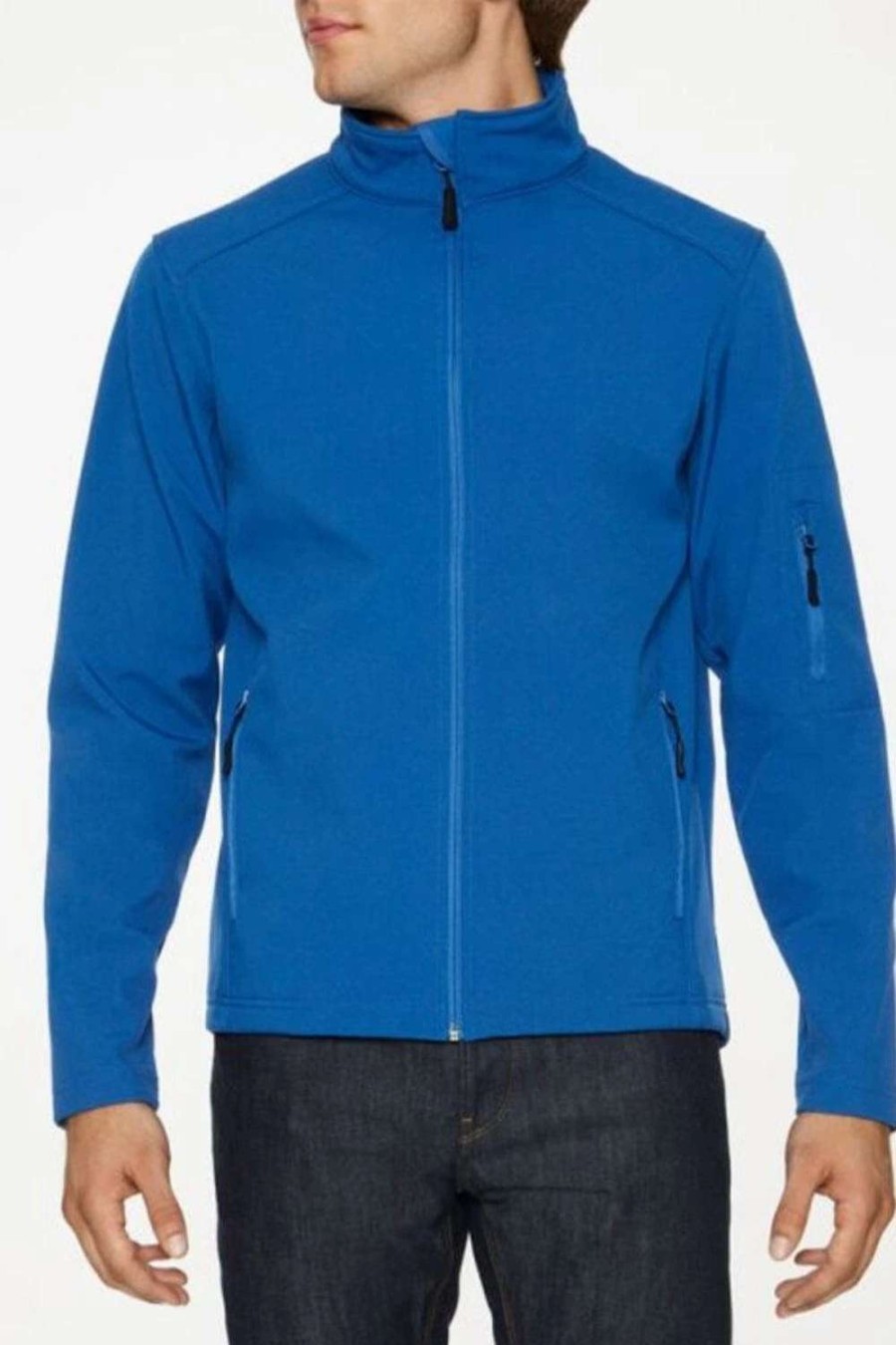 Coats, Jackets & Blazers * | Gildan Mens Hammer Soft Shell Jacket ( ) Royal Blue