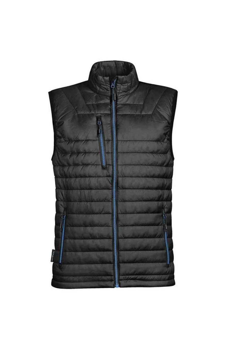 Coats, Jackets & Blazers * | Stormtech Mens Gravity Thermal Body Warmer Black/Marine Blue