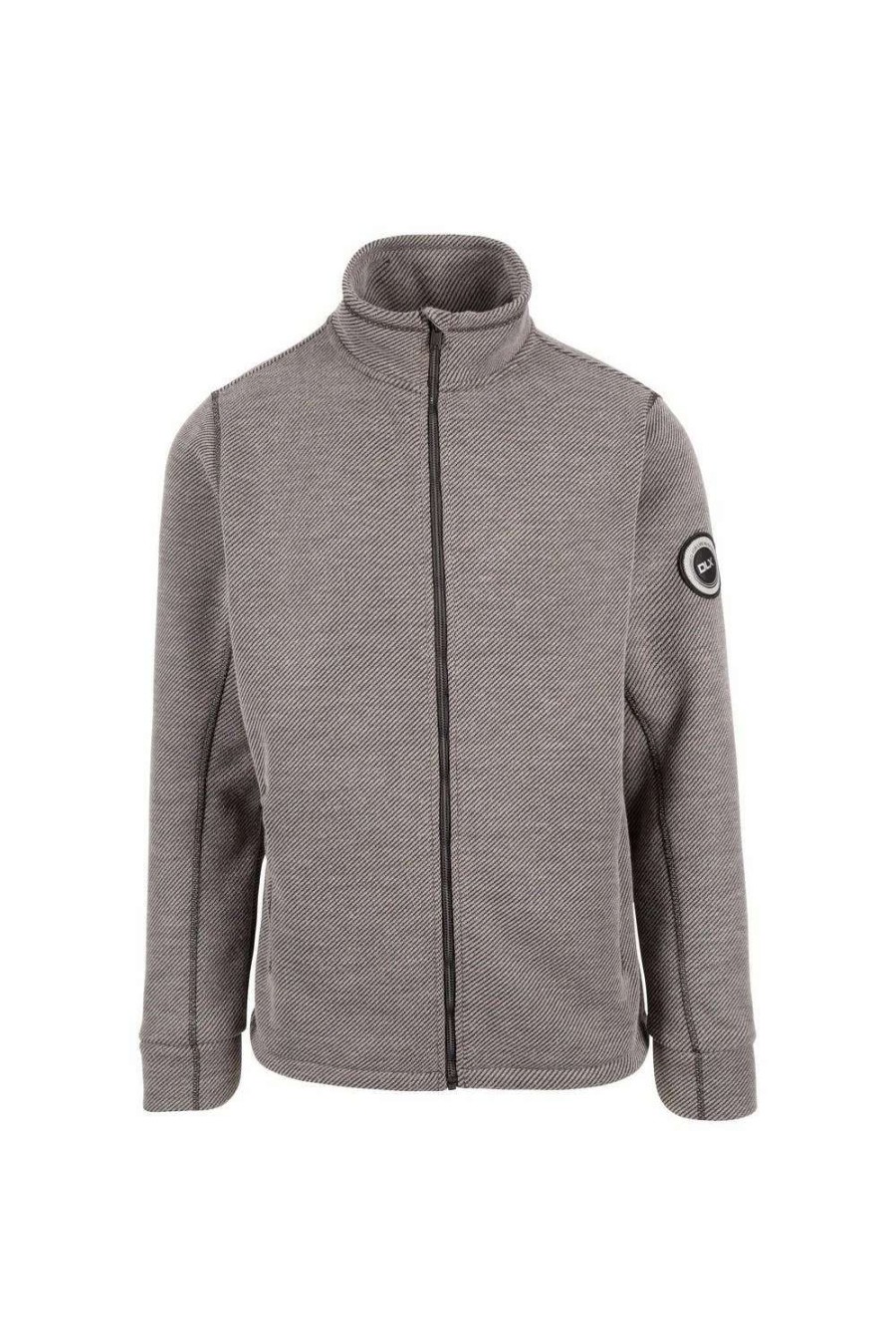 Coats, Jackets & Blazers * | Trespass Mens Brack Dlx Fleece Jacket Storm Grey