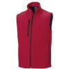 Coats, Jackets & Blazers * | Russell Mens 3 Layer Soft Shell Gilet Jacket ( ) Classic Red