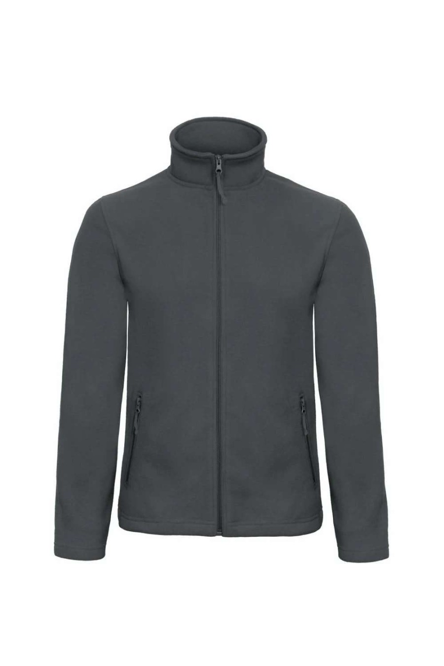 Coats, Jackets & Blazers * | B&C B&C Collection Mens Id 501 Microfleece Jacket ( ) Dark Grey