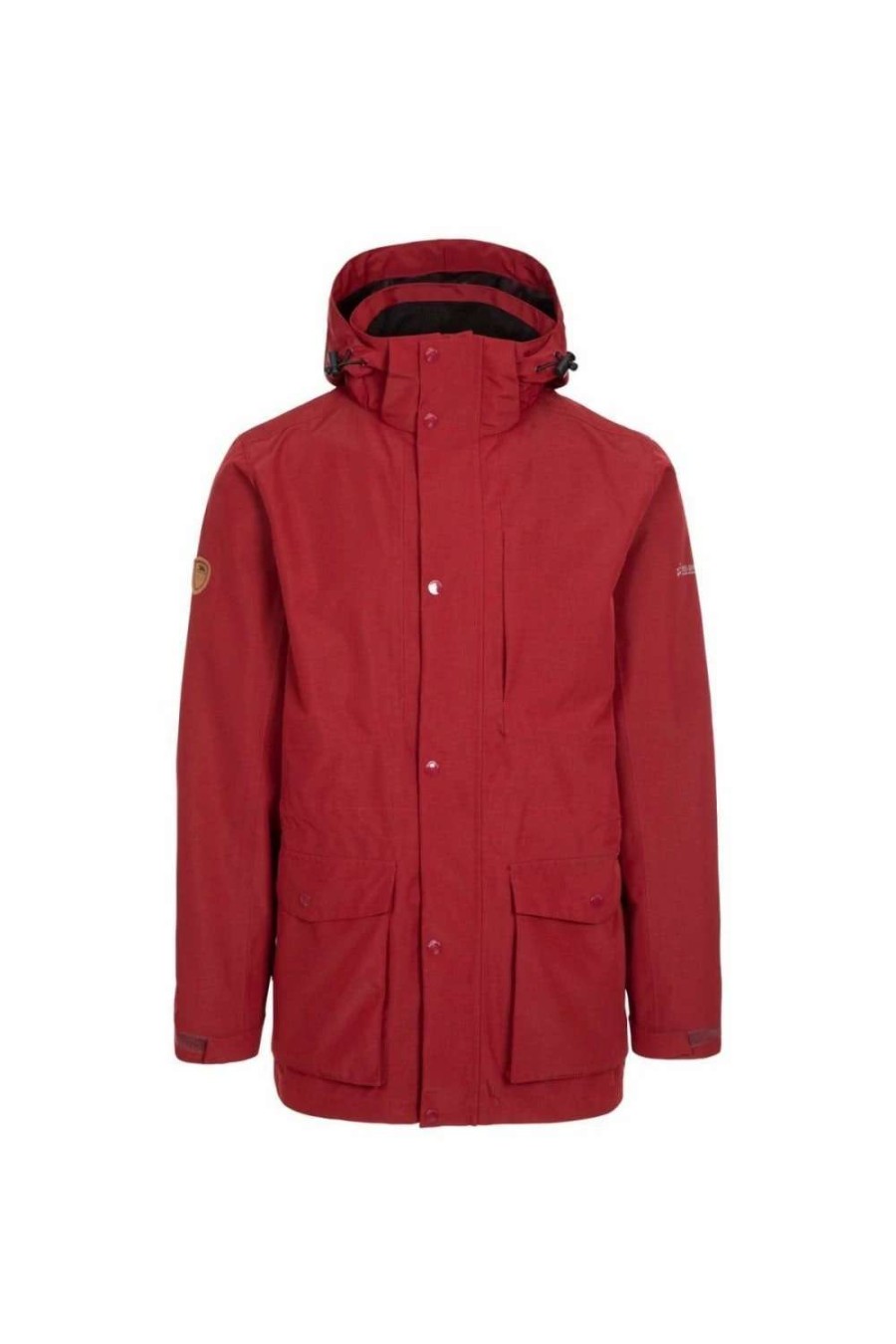 Coats, Jackets & Blazers * | Trespass Mens Sandy Waterproof Jacket ( ) Merlot Marl