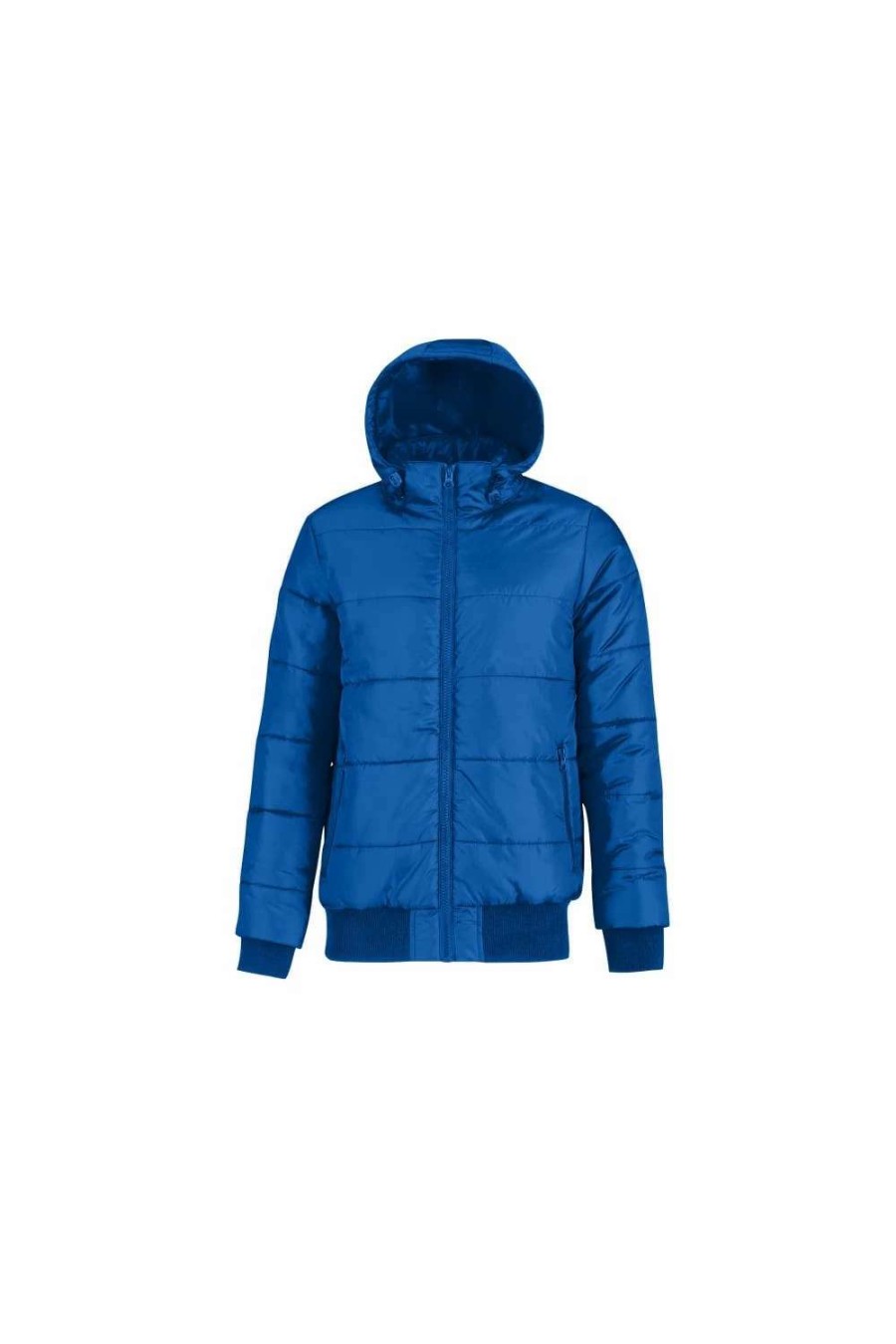 Coats, Jackets & Blazers * | B&C B&C Mens Superhood Padded Bomber Jacket ( ) Royal Blue/ Neon Orange