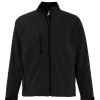 Coats, Jackets & Blazers * | Sols Mens Relax Soft Shell Jacket (Breathable, Windproof And Water Resistant) ( ) Black