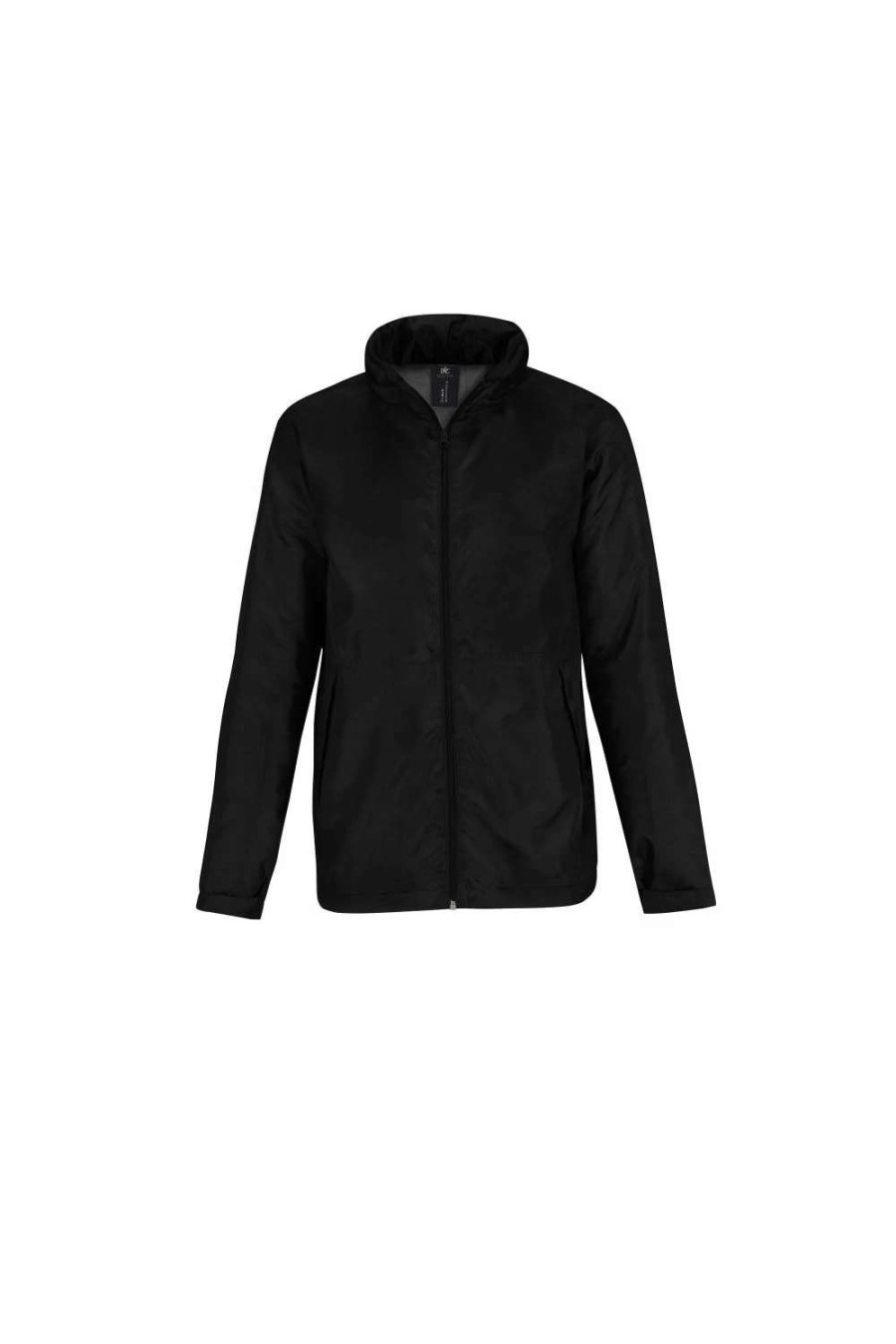 Coats, Jackets & Blazers * | B&C Mens Multi Active Hooded Fleece Lined Jacket Black/ Warm Grey