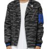 Coats, Jackets & Blazers * | Konus Men'S Lyle Camo Moto Jacket Black Camo