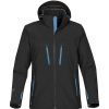 Coats, Jackets & Blazers * | Stormtech Mens Patrol Softshell Jacket ( ) Black/Electric Blue