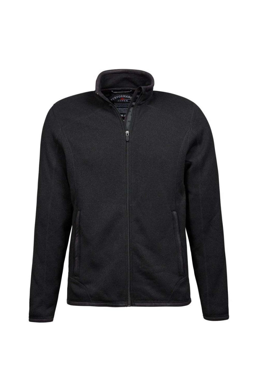 Coats, Jackets & Blazers * | Tee Jays Mens Aspen Full Zip Jacket ( ) Black