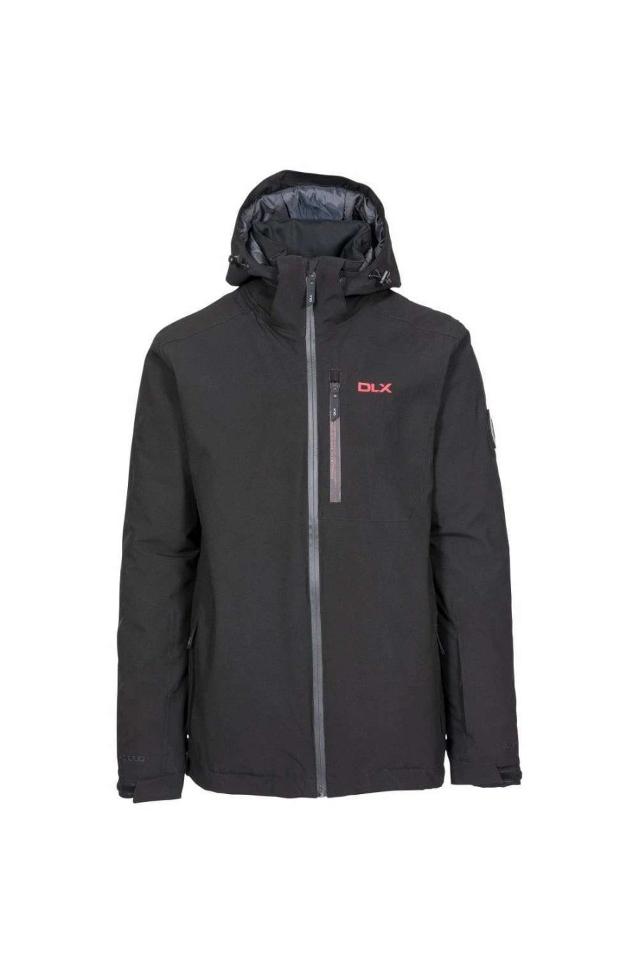 Coats, Jackets & Blazers * | Trespass Mens Isaac Dlx Ski Jacket ( ) Black