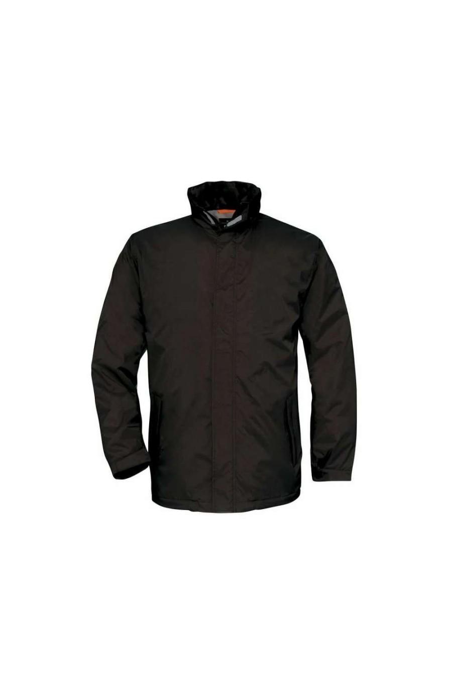 Coats, Jackets & Blazers * | B&C B&C Mens Ocean Shore Waterproof Hooded Fleece Lined Jacket ( ) Black