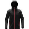 Coats, Jackets & Blazers * | Stormtech Mens Orbiter Soft Shell Jacket ( ) Black/Bright Red