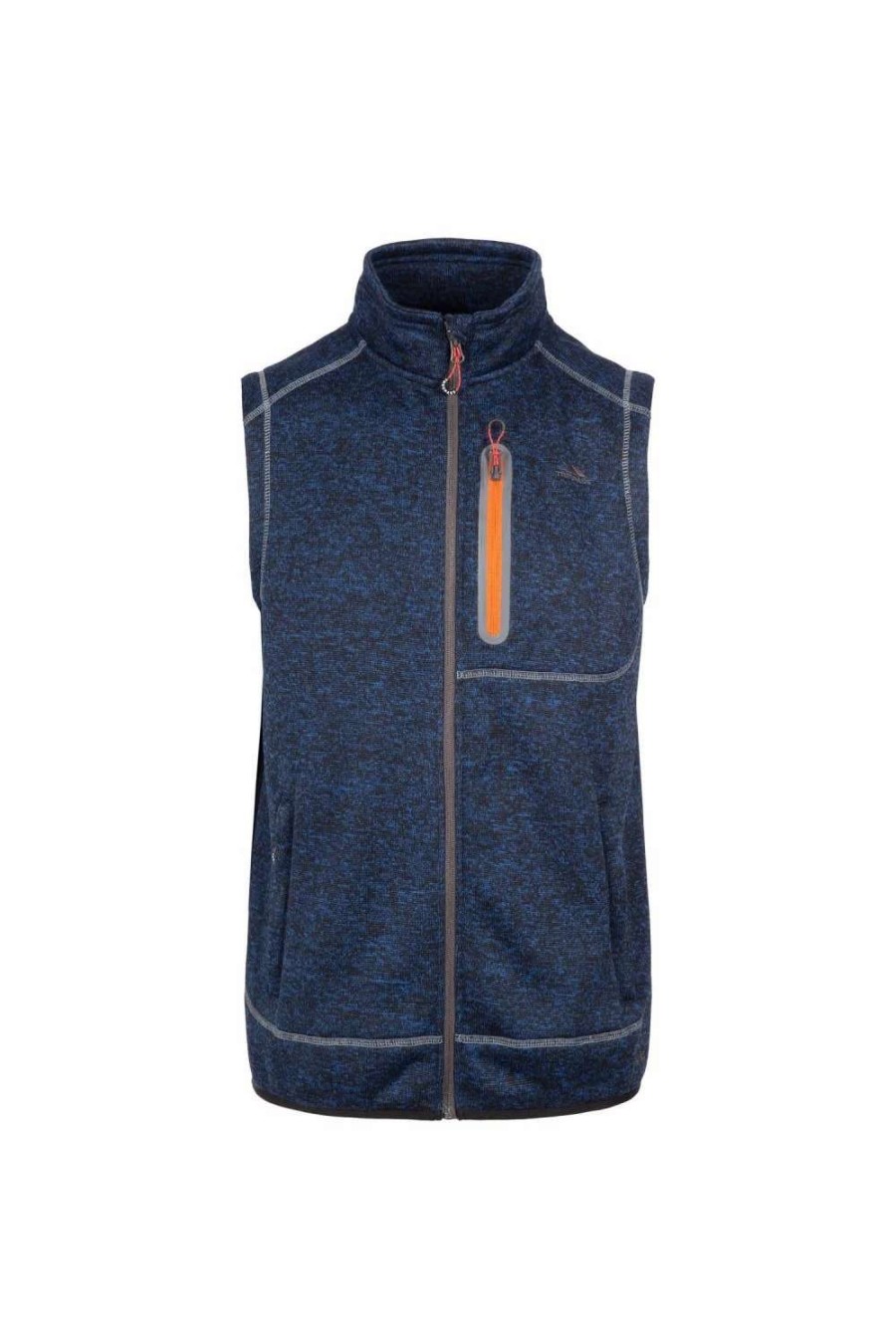 Coats, Jackets & Blazers * | Trespass Mens Woodley Fleece Vest Navy Marl