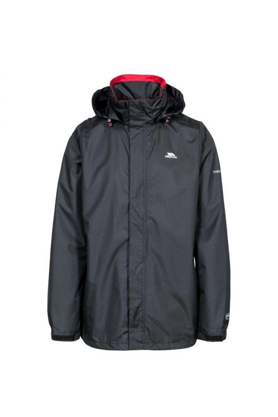 Coats, Jackets & Blazers * | Trespass Mens Fraser Ii Waterproof Jacket ( ) Black