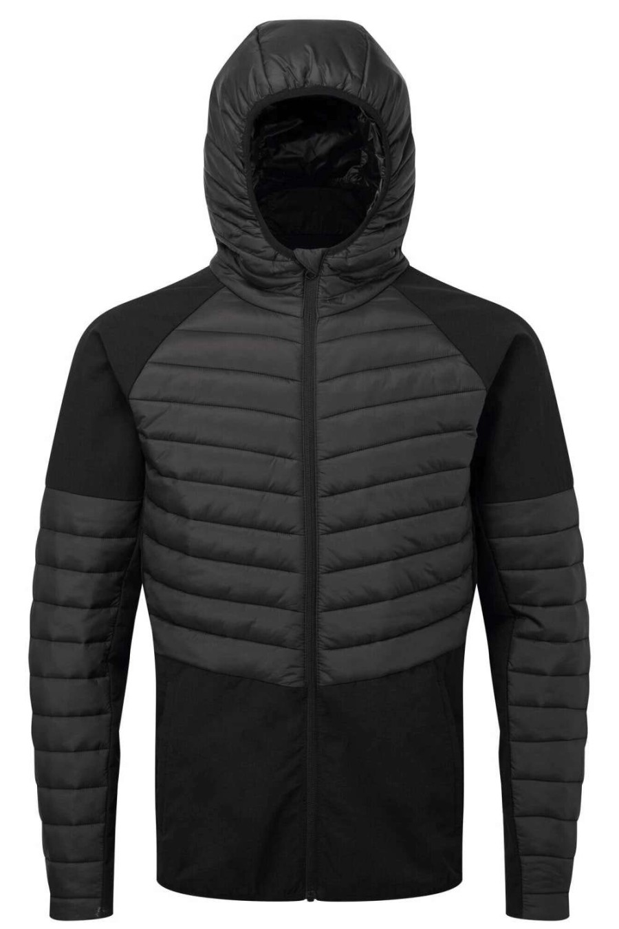 Coats, Jackets & Blazers * | Tridri Mens Hybrid Soft Shell Jacket ( ) Black