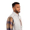 Coats, Jackets & Blazers * | Trespass Mens Woodley Fleece Vest Ghost Marl