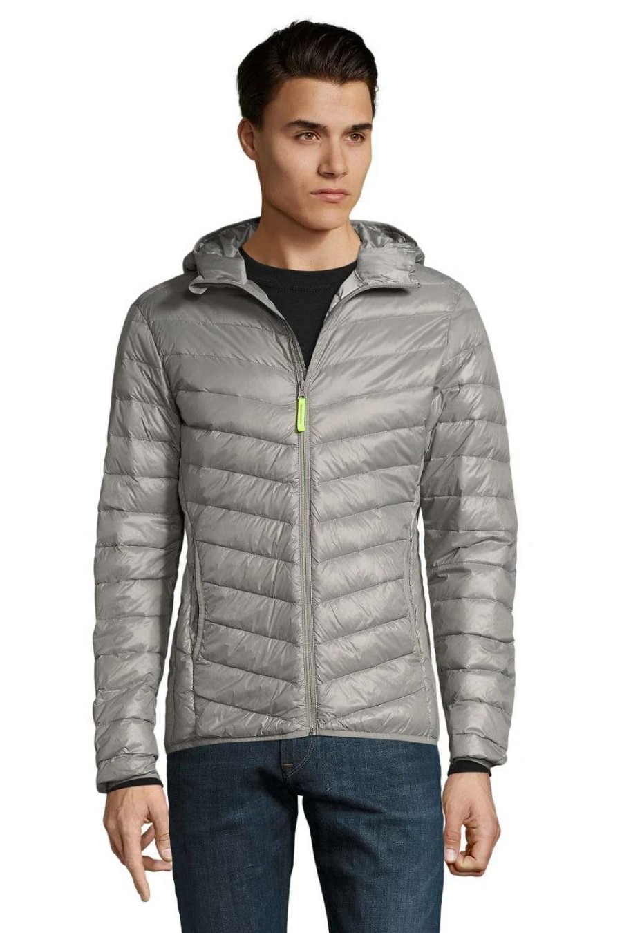 Coats, Jackets & Blazers * | Sols Mens Ray Padded Jacket ( ) Metal Gray