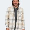 Coats, Jackets & Blazers * | Px Malcolm Plaid Shacket Cream