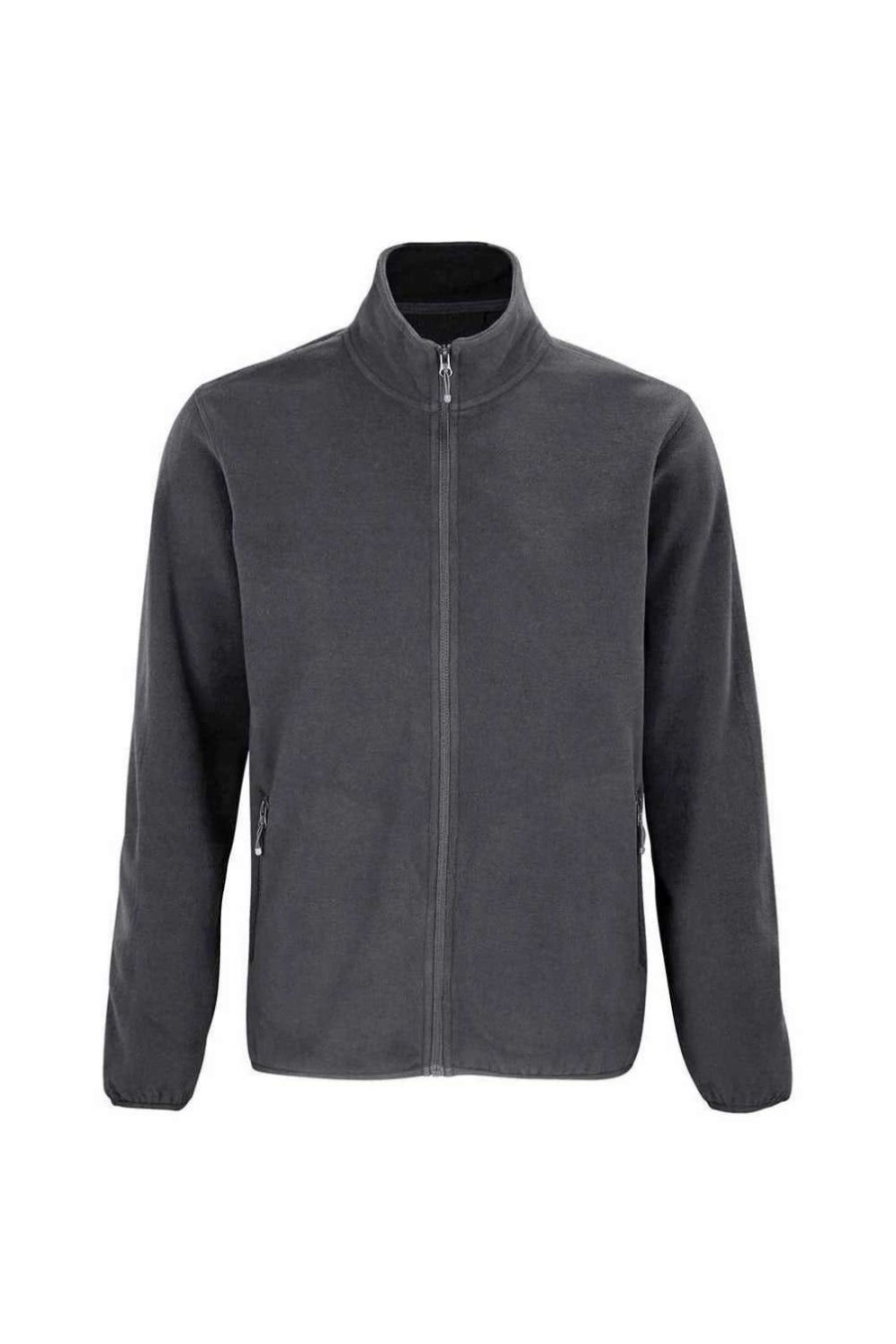 Coats, Jackets & Blazers * | Sols Mens Factor Recycled Fleece Jacket ( ) Charcoal