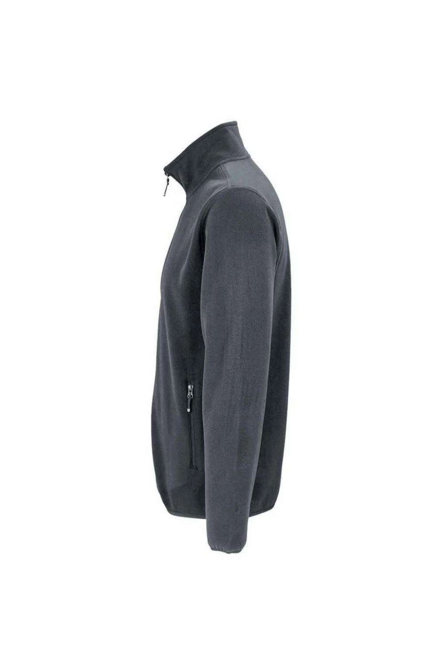 Coats, Jackets & Blazers * | Sols Mens Factor Recycled Fleece Jacket ( ) Charcoal