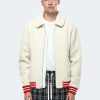 Coats, Jackets & Blazers * | Konus Men'S Sherpa Zipup Jacket In Off White