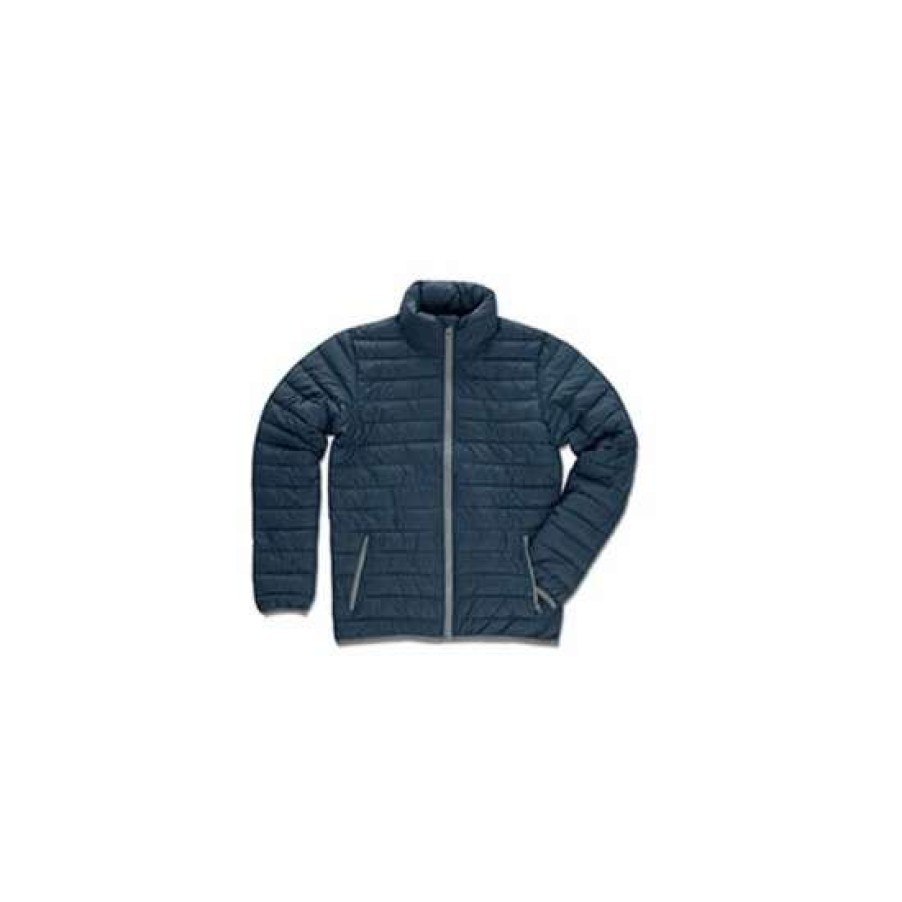 Coats, Jackets & Blazers * | Stedman Active Mens Active Padded Jacket ( ) Coats, Jackets & Blazers Dark Blue