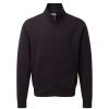 Coats, Jackets & Blazers * | Russell Mens Authentic Full Zip Sweatshirt Jacket ( ) Black